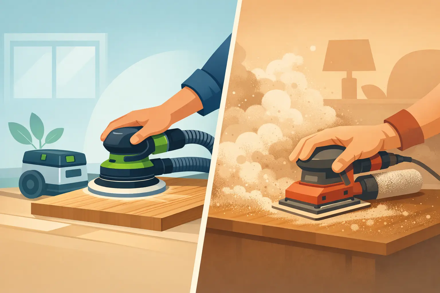 Dustless Sanding vs Traditional Sanding