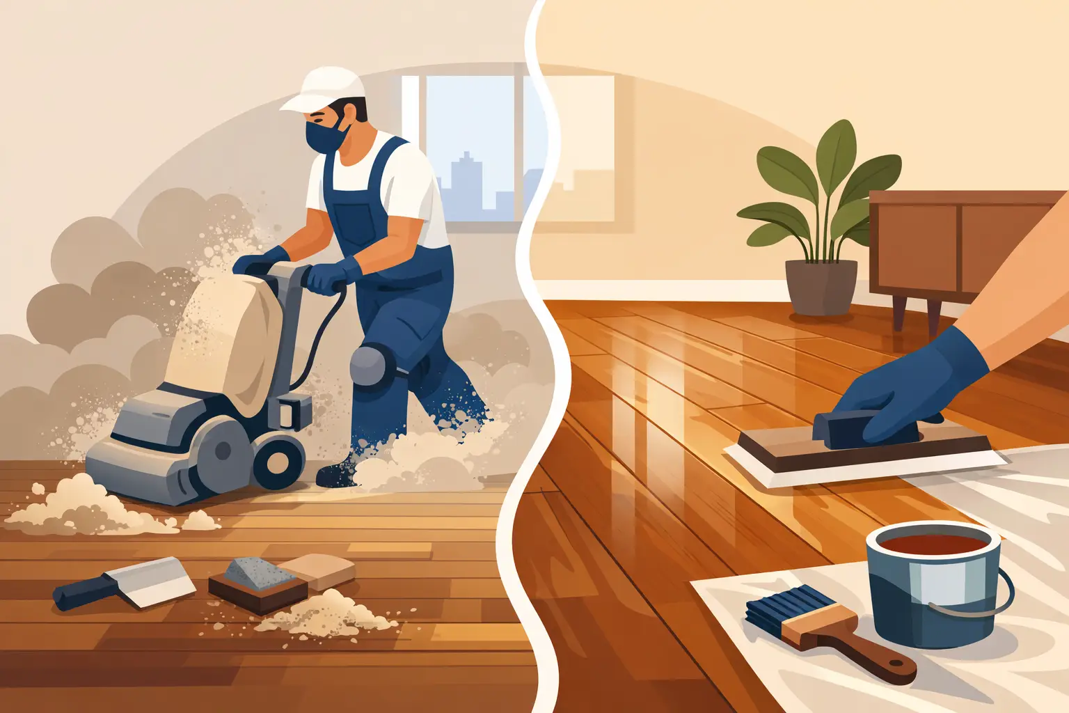 Is Hardwood Refinishing Messy? What to Expect