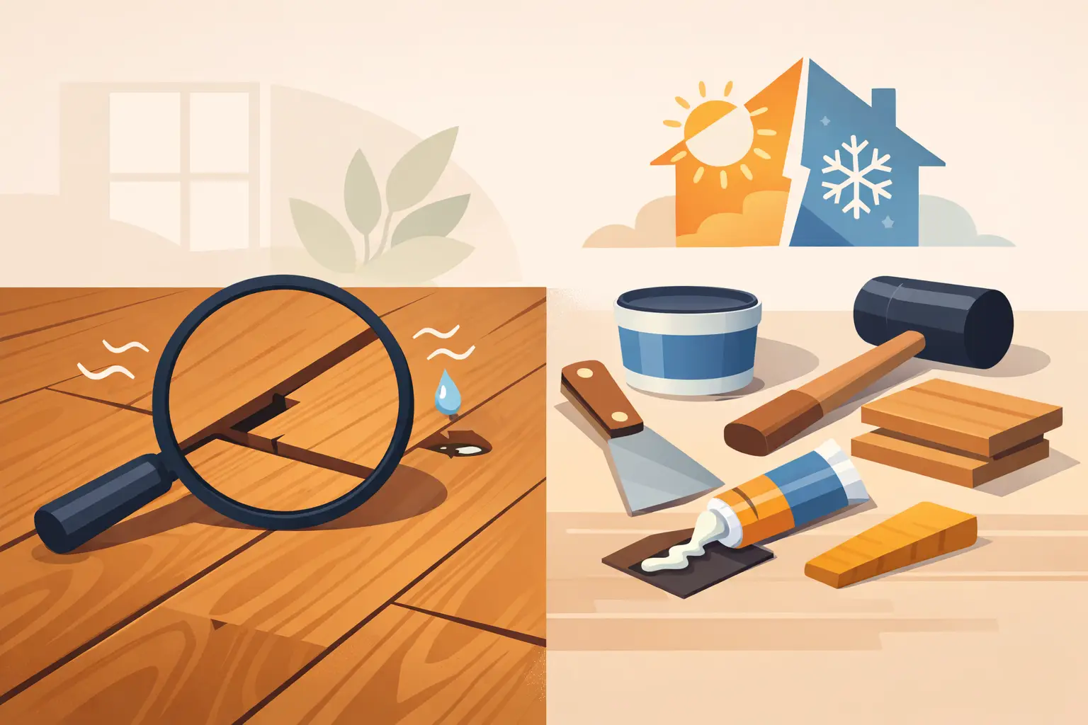 Visible Gaps in Hardwood Floors: Causes and Fixes